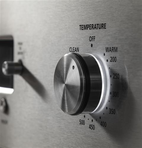 Stainless steel back-lit digital control knobs