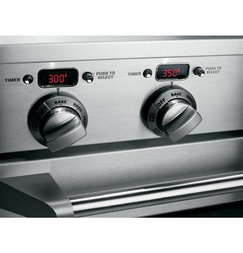 Large temperature and time displays