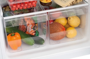 Store-More Clear Crisper Drawers