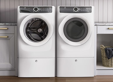 Raises your washer and dryer for convenient loading