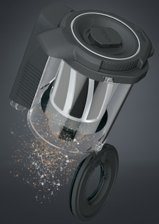 Easy to Empty Dust Bin