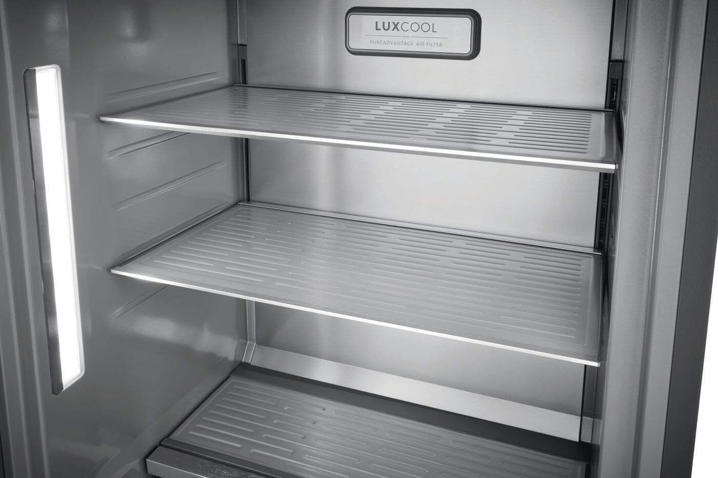 Full-Width Metal Shelves