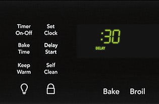 Delay Start Baking Option