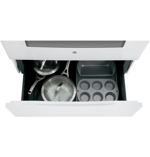 Removable full-width storage drawer