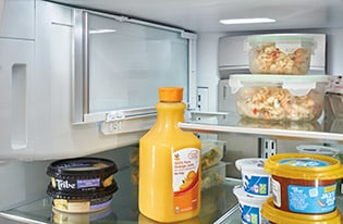 Store-More Flip-Up Shelves