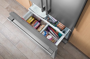 SpacePro Freezer Basket with Adjustable Divider