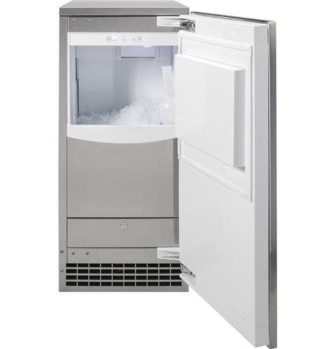 Large capacity ice bin