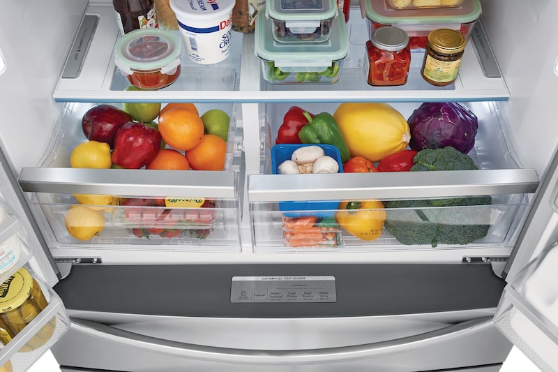 Auto CrispSeal Crisper Drawers