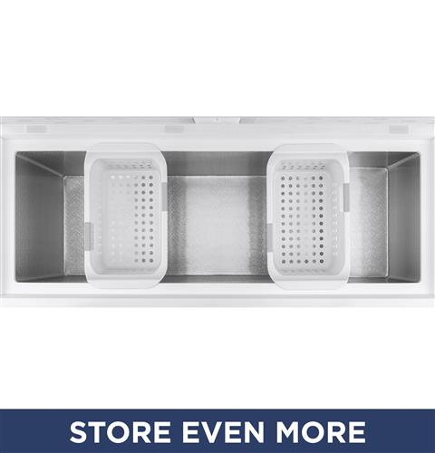 2 sliding bulk storage baskets