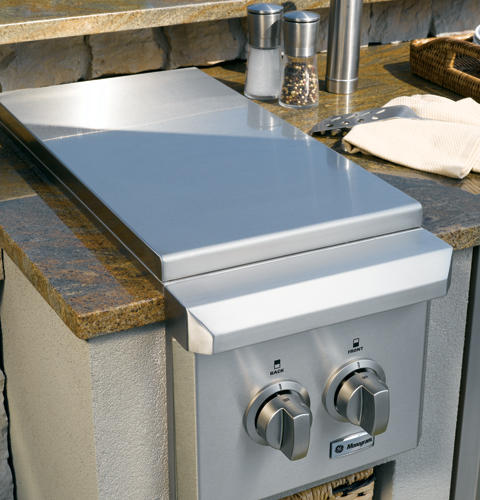 Stainless steel cooktop burner cover