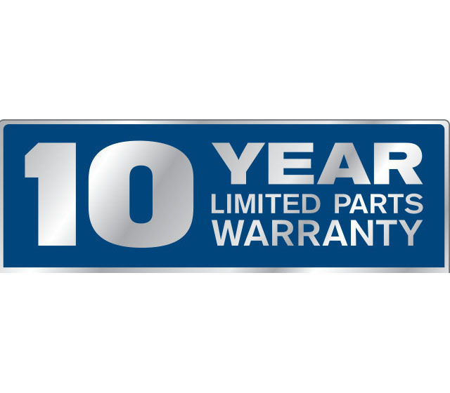 10-Year Limited Parts Warranty on the Direct Drive Motor and Stainless Steel Wash Basket