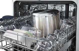 Clean Dishes of All Sizes