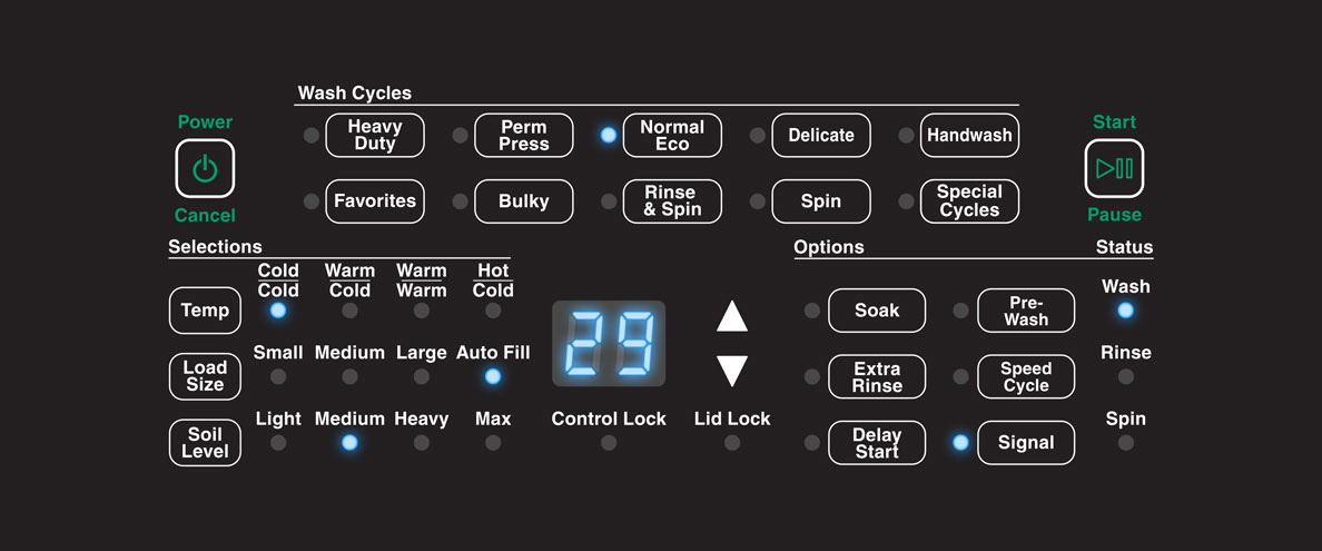Speed_Queen_Washer_TR7000WN_control