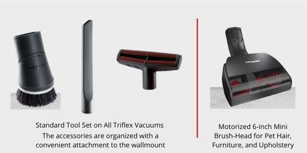 Miele Cordless Vacuum Cat and Dog pet hair brush