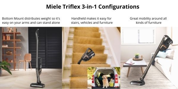 Miele Triflex Vacuum Configuration