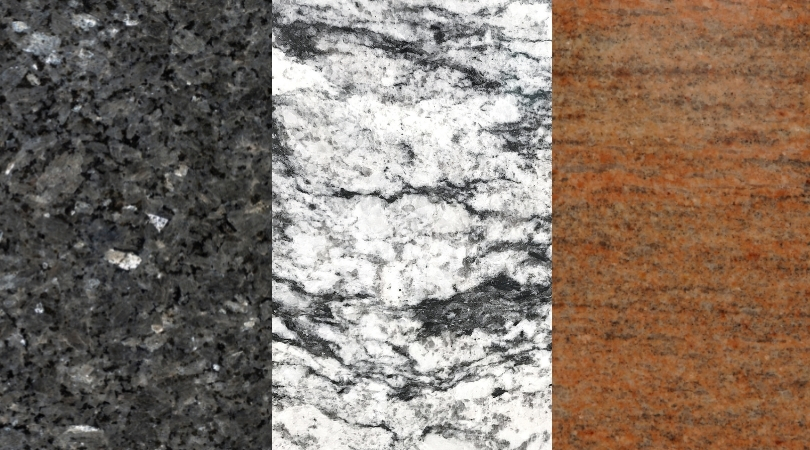 Granite countertop materials