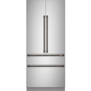 Cafe 36 Inch Integrated French-Door Refrigerator - Stainless Steel
