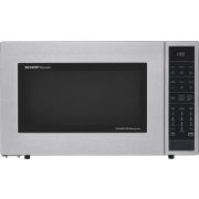 Sharp R820JS 0.9 Cu. Ft. Countertop Microwave Oven, Convection