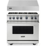 Viking 2 Piece Appliance Package with VGR73626BSS Gas Range & VWH536121SS Hood