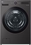 LG WM6500HBA 27 Inch 5.0 cu. ft. Front Load Washer, Steam - TurboWash360, Black