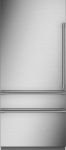 Monogram 36 Inch Panel-Ready Premium Integrated Bottom-Left Hinge - Custom Panels (ZIC363IPVLH)