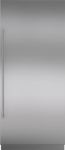 Sub-Zero 7025366 36 Inch x 84 Inch Stainless Panel, 4 Inch Toe Kick, Tubular Handle, Right Hinge
