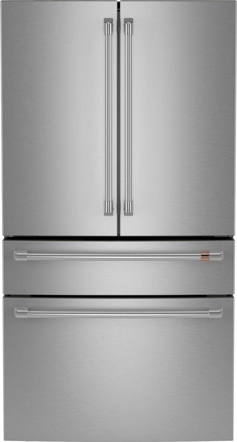 Cafe 28.7 Cu. Ft. Smart 4-Door French-Door Refrigerator With Dual-Dispense AutoFill Pitcher - Stainless Steel (CGE29DP2TS1)