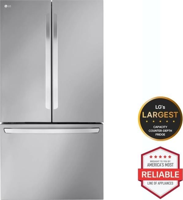 LG LRFLC2706S 36" Counter Depth French Door Refrigerator 26.5 cu. ft