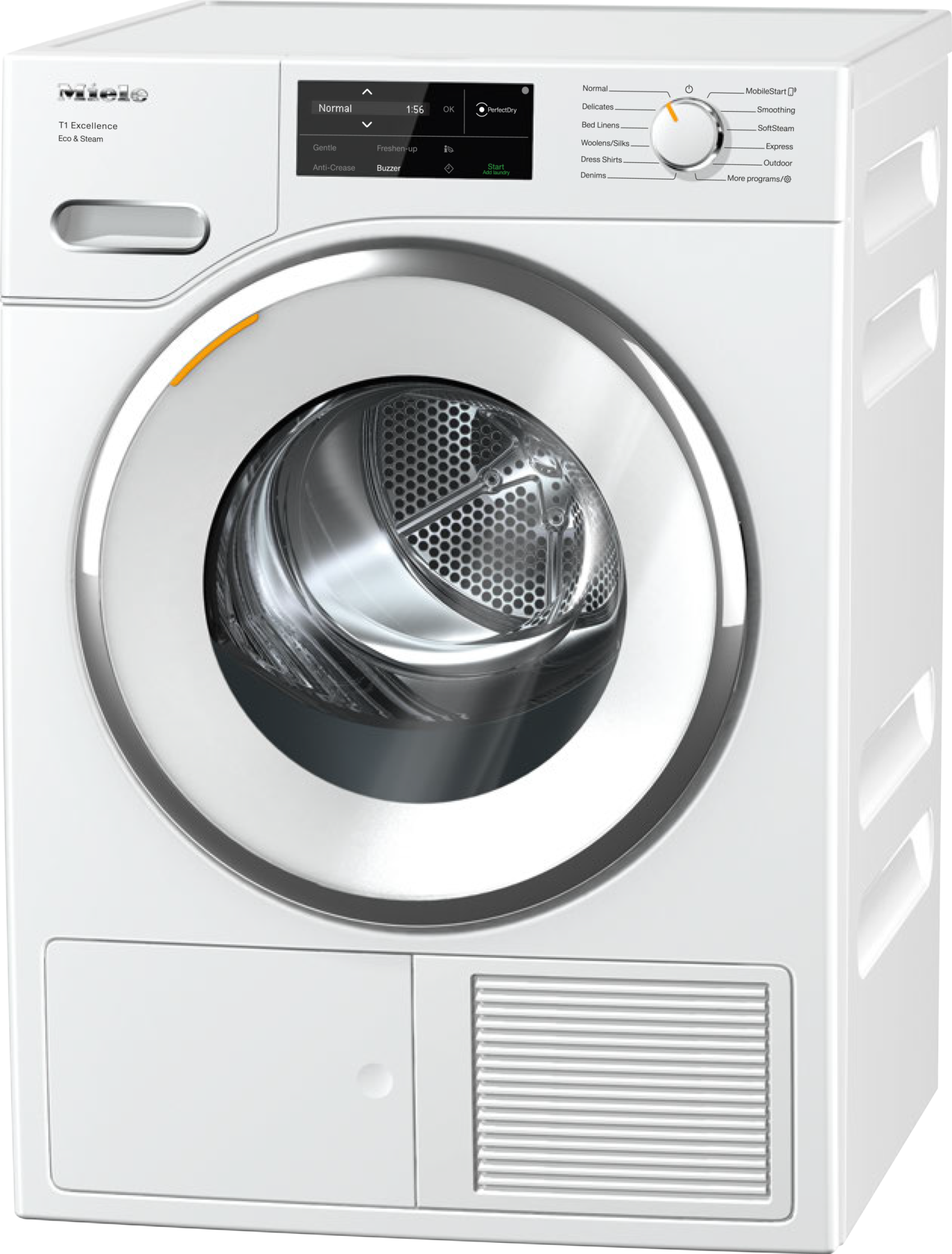 Miele TXi680WP 24" Dryer, 19 Programs, FragranceDos2 - Glass Door