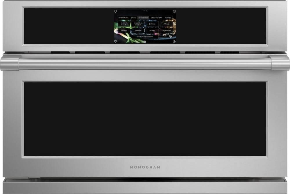 Monogram 30 Inch Statement Five-in-One Wall Oven with 120V Advantium Technology - Stainless Steel (ZSB9132VSS)