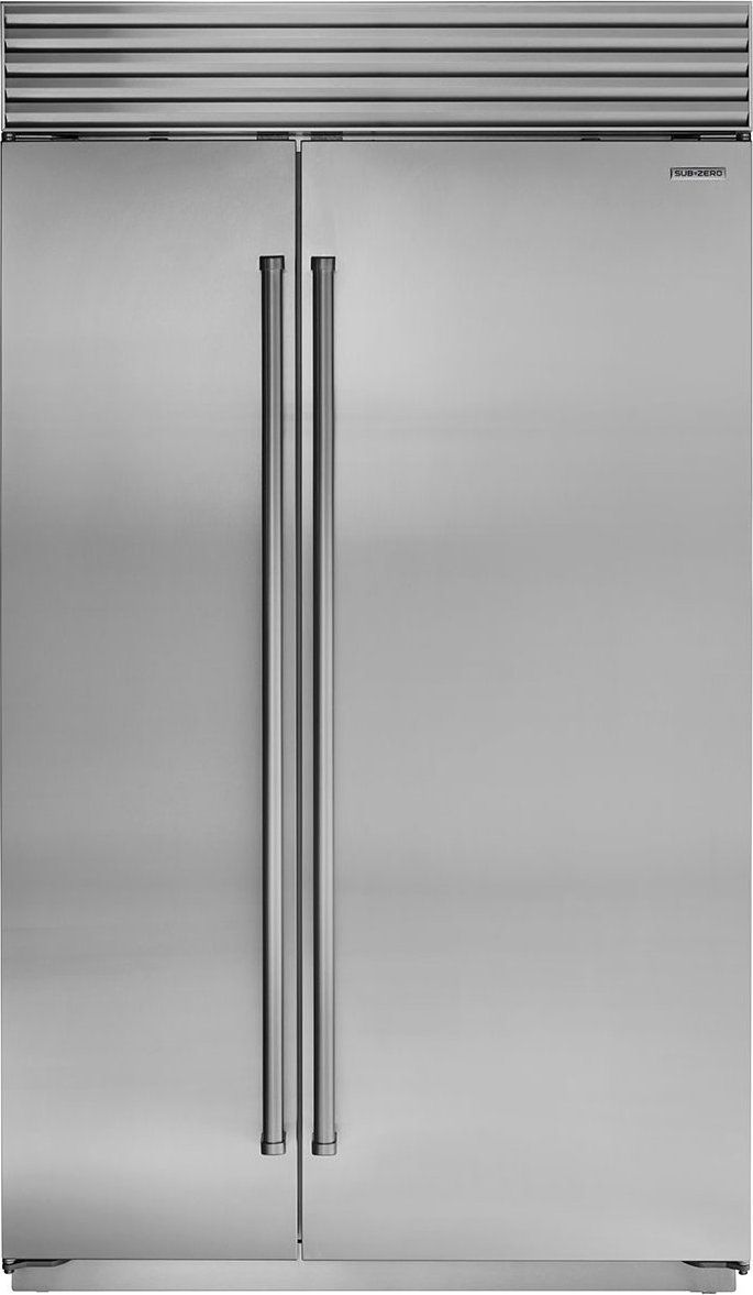 Sub-Zero CL4850S/S/P 48" Classic Side-by-Side Refrigerator - Stainless Steel Pro Handle