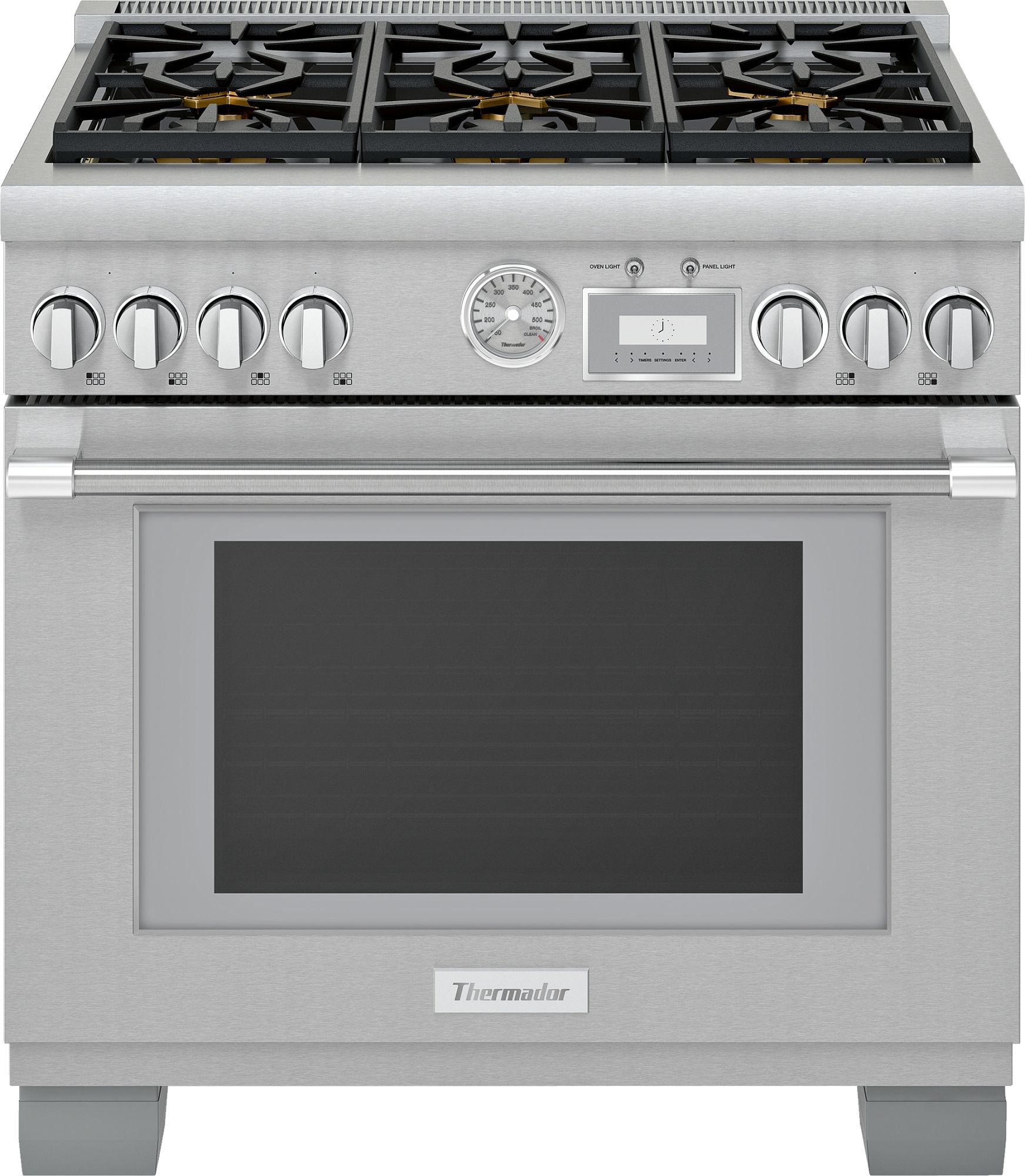 Thermador PRD366WGU  Pro Grand 36" Commercial Depth Dual Fuel Range - 6 Burners