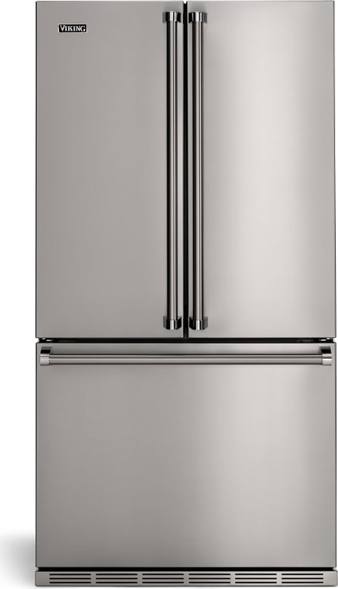 RVFFR336SS Viking 3 Series 36 Inch 19.86 Cu. Ft.  Counter Depth French Door Refrigerator - Stainless Steel