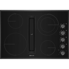 Jenn-Air JED3430GB Black Floating Glass 30 JX3 Electric Downdraft Cooktop  - Black