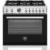 Bertazzoni PRO366BCFEPNET Professional 36in Range Dual Fuel Self Clean Nero Black