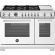 Bertazzoni PRO486BTFEPBIT Professional 48in Range Dual Fuel Self Clean Bianco White
