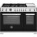 Bertazzoni PRO486BTFEPNET Professional 48in Range Dual Fuel Self Clean Nero Black