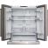 BlueStar FBFD361PMBPLT 36 Inch Counter Depth French Door Refrigerator - Matte Black, Brass Trim