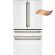 Cafe 23.2 Cu. Ft. Smart Counter-Depth 4-Door French-Door Refrigerator With Dual-Dispense AutoFill Pitcher - Matte White (CJE23DP4WW2)