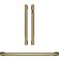 Cafe Handle Kit - Wall Oven Brushed Brass (CXWDFHKPMCG)