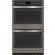 GE 30 Inch Smart Built-In Self-Clean Convection Double Wall Oven with No Preheat Air Fry - Slate (JTD5000EVES)