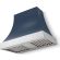 Cascade 36 x 30 Hood 600 CFM_Winter Sky_PC Trim