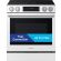 Samsung Bespoke Smart Slide-In Electric Range 6.3 cu. ft. with True Convection - White Glass (NSE80H63SW)