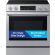 Samsung Bespoke Smart Slide-In Electric Range 6.3 cu. ft. with Illuminated Precision Knobs - Stainless Steel (NSE90H63SR)
