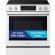 Samsung Bespoke Smart Slide-In Electric Range 6.3 cu. ft. with Illuminated Precision Knobs - White Glass (NSE90H63SW)