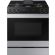 Samsung Bespoke Smart Slide-In Gas Range 6.0 cu. ft. with Smart Oven Camera & Illuminated Safety Knobs - Stainless Steel (NSG6DG8700SR)