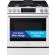Samsung Bespoke Smart Slide-In Gas Range 6.0 cu. ft. with Illuminated Precision Knobs - White Glass (NSG90H60SW)