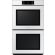 Samsung 30 Inch Bespoke Smart Double Oven, In-Oven Camera, Air Fry, Air Sous Vide, Flex Duo, Full Steam Cook, 7 Inch LCD Display, Dual Fan True Convection, Glide Rack, Wi-Fi, 5.1 cu. ft. Capacity - White Glass (NV51CB700D12)