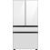 Samsung 23 cu. ft. Smart Bespoke 4-Door French Door Refrigerator with Customizable Panel Colors and Beverage Center - White Glass (RF23BB860012)