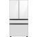 Samsung 29 cu. ft. Smart Bespoke 4-Door French Door Refrigerator with Customizable Panel Colors and Beverage Center - White Glass (RF29BB860012)